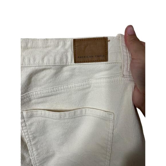 AMERICAN EAGLE Womens Size 16 Light Beige‎ High-Waisted Corduroy Festival Flare - Picture 7 of 10